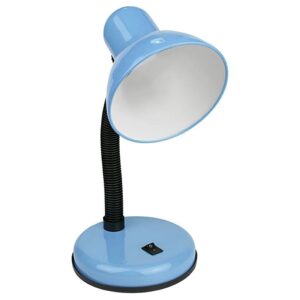 lampe de bureau flexible petit model bleu