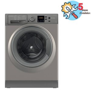 lave linge frontal ariston ns u gg ex kg silver g
