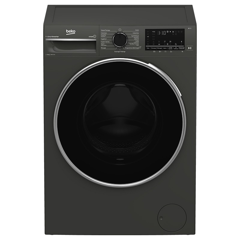 Lave Linge Frontal BEKO B3WFT51242MG 12kg - Gris Foncé 3 lave linge frontal beko bwftmg kg gris fonce