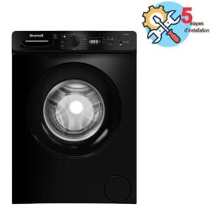 lave linge frontal brandt blfb kg noir g