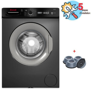 lave linge frontal brandt blfs kg silver