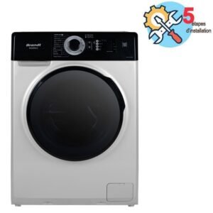lave linge frontal brandt hublot bamsdbl kg silver f