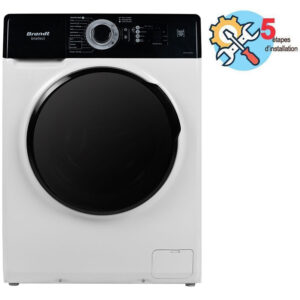 lave linge frontal brandt hublot bamwbl kg blanc