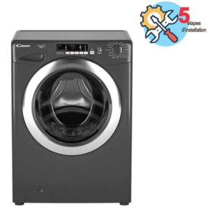 lave linge frontal candy gvsdcr kg silver g