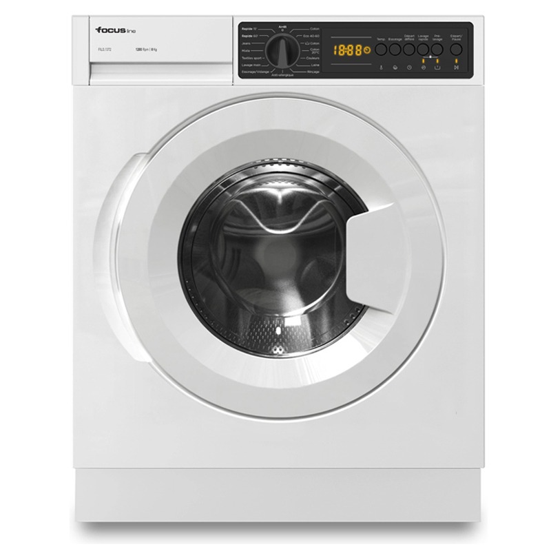 Lave linge Frontal Encastrable FOCUS LINE FILO1372 8kg - Blanc 3 lave linge frontal encastrable focus line filo kg blanc