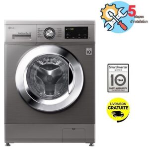lave linge frontal inverter lg kg fhjtngp silver q
