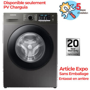 lave linge frontal samsung wwtaaxmf eco bubble kg silver