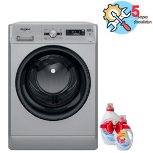 lave linge frontal whirlpool ffwssbna kg silver t