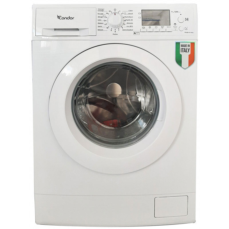 Lave linge Frontal CONDOR CON-F912D 9Kg - Blanc 3 lave linge frontale condor con fd kg blanc
