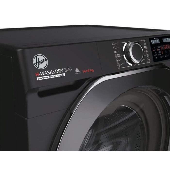 Lave linge Frontal HOOVER HW414MBCB-1 14 Kg 5 lave linge frontale hoover hwmbcb kg noir
