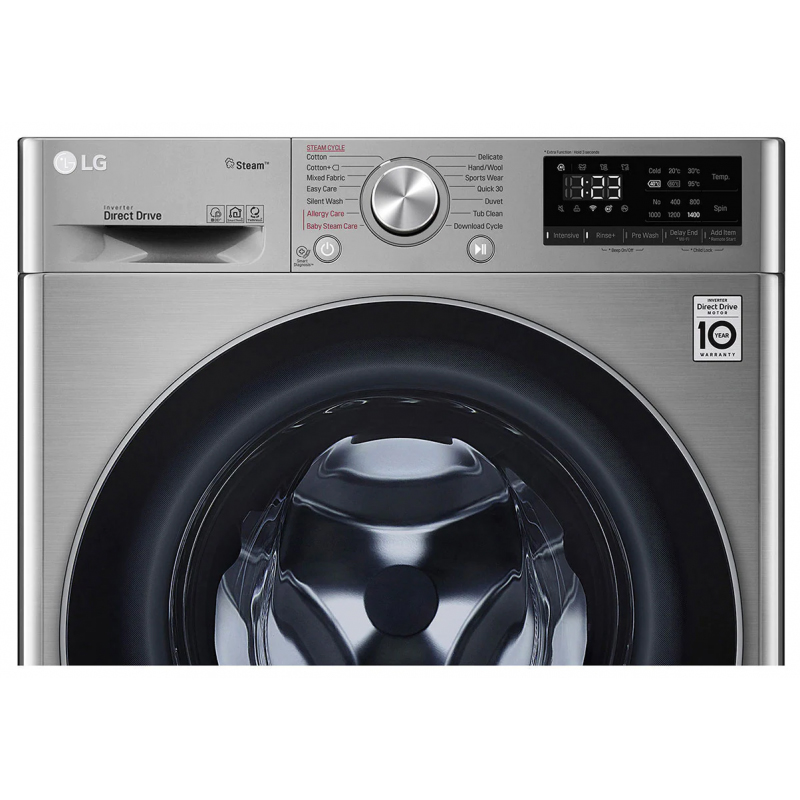 Lave Linge Frontal LG F4R5VYG2T 9 KG - Silver 7 lave linge frontale lg frvygt kg silver