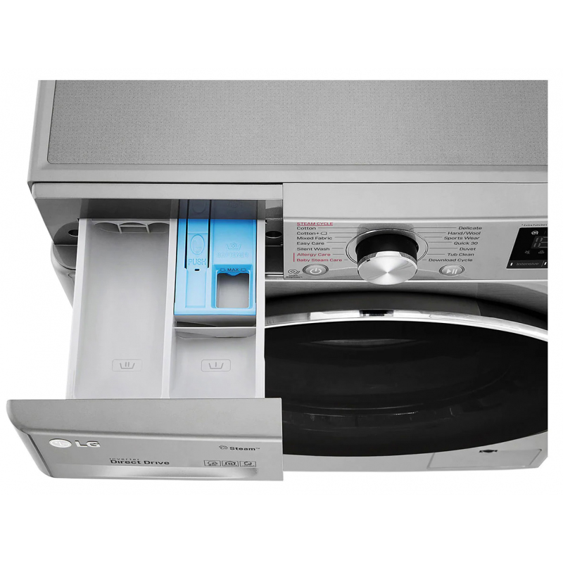 Lave Linge Frontal LG F4R5VYG2T 9 KG - Silver 8 lave linge frontale lg frvygt kg silver