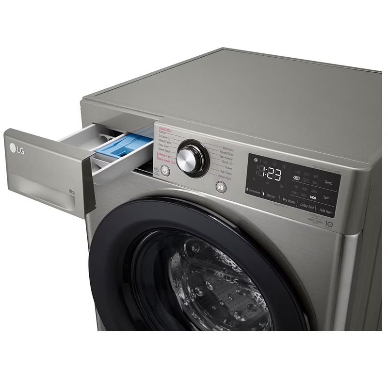 Lave Linge Frontal LG Vivace F4R3TYG6P 8kg - Silver 6 lave linge frontale lg vivace frtygp kg silver