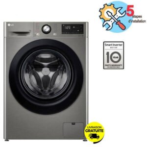 lave linge frontale lg vivace frvygp kg silver v