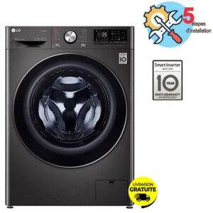 lave linge sechant frontal lg frvgge kg silver v
