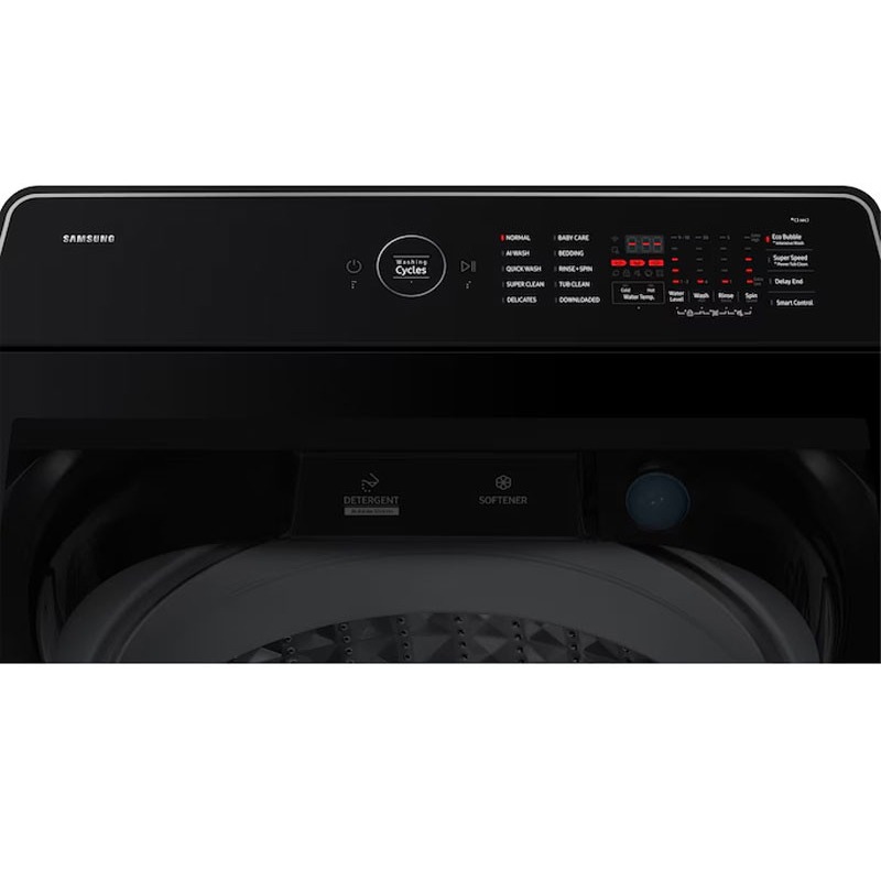 Lave Linge Top SAMSUNG WA80F19S8B 19Kg - Noir 6 lave linge top samsung wafsb kg noir