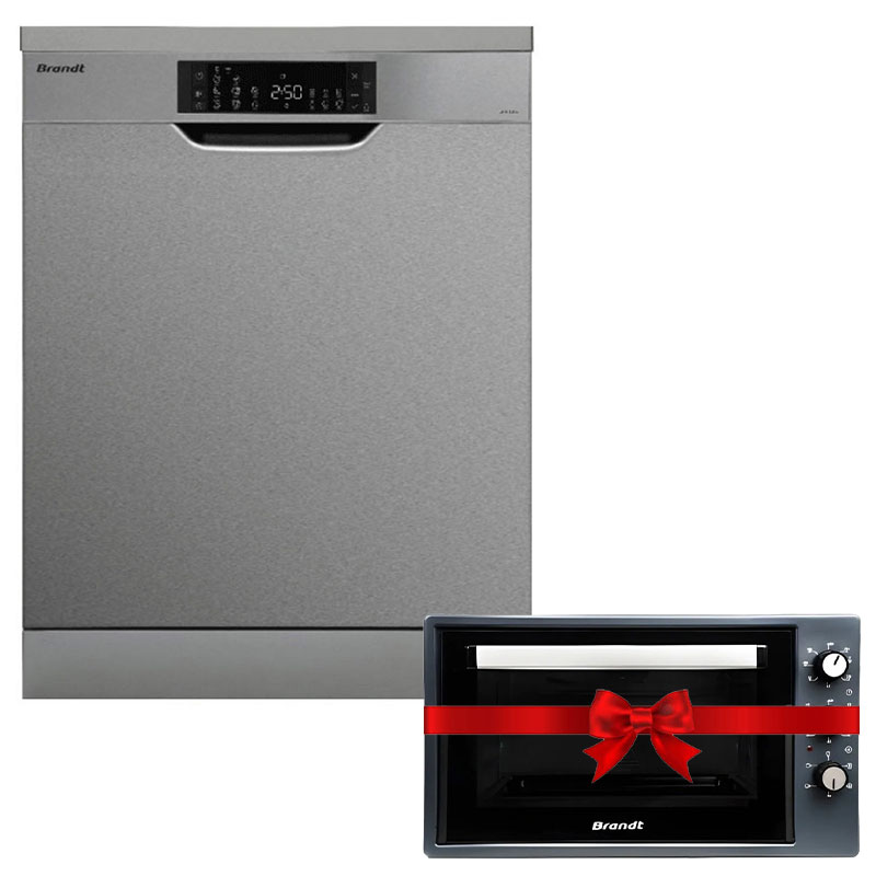 Lave Vaisselle BRANDT DFH148TX 14 Couverts Inox 1 lave vaisselle brandt dfhtx couverts a inox