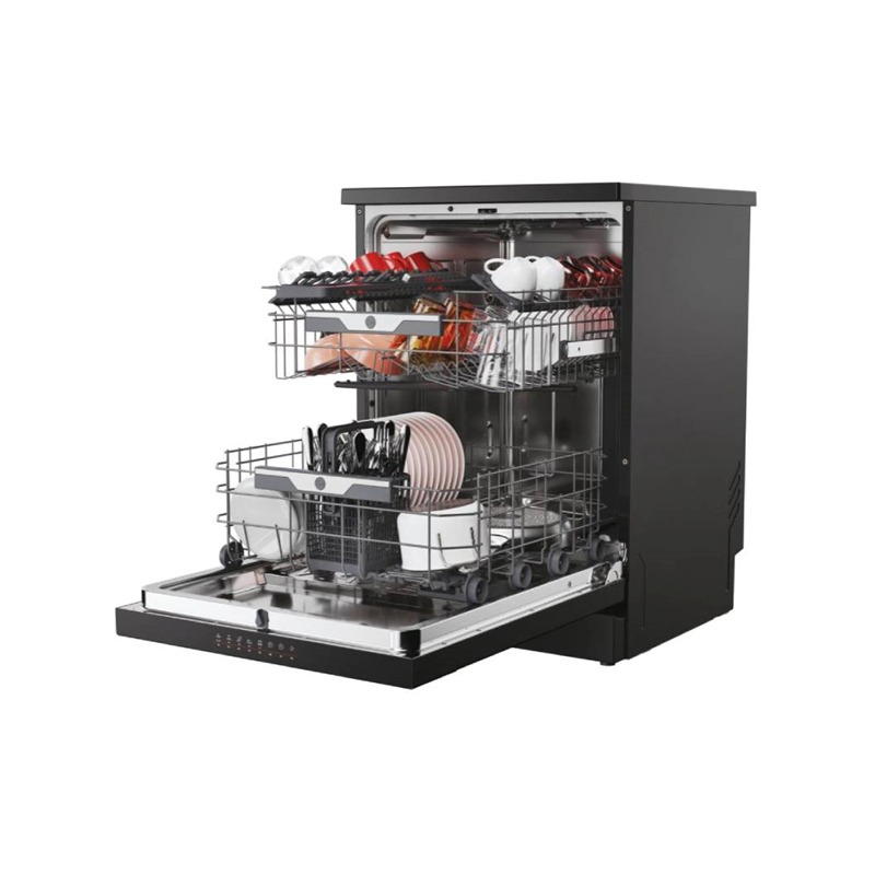 Lave Vaisselle Inverter HOOVER HF6C4F0B 16 Couverts - Noir 6 lave vaisselle inverter hoover hfcfb couverts noir q