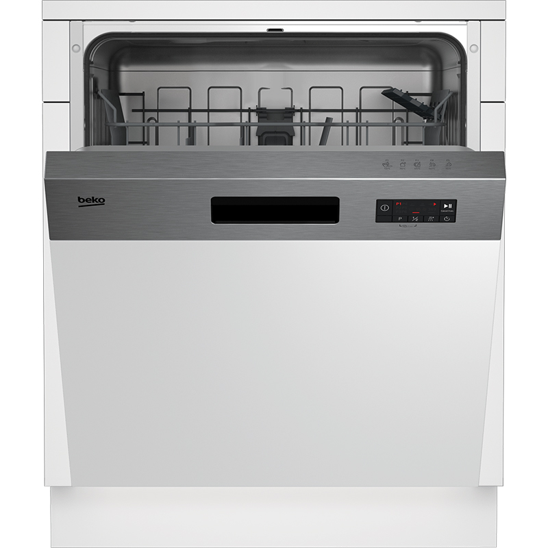 Lave Vaisselle Semi Encastrable BEKO BDSN153E3X 13 Couverts - Blanc 2 lave vaisselle semi encastrable beko bdsnex couverts blanc