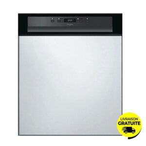 lave vaisselle semi encastrable whirlpool wbccb couverts inox