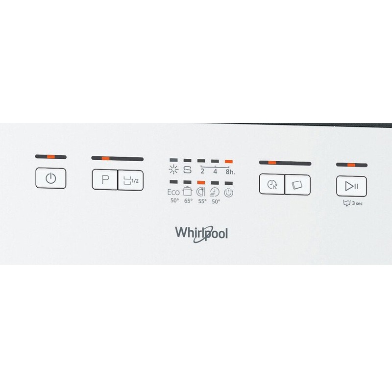 Lave Vaisselle WHIRLPOOL WFE2B19 13 Couverts - Blanc 4 lave vaisselle whirlpool wfeb couverts blanc