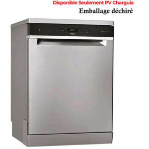 lave vaisselle whirlpool wfotpx couverts inox