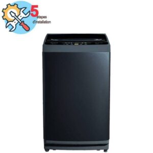 lave linge top biolux m tops kg noir bn