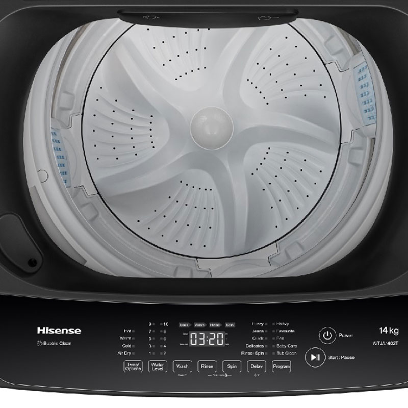 Lave linge Top HISENSE WT3K1423UT 14kg - Silver 5 lave linge top hisense wtkut kg silver