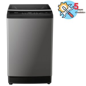 lave linge top hisense wtkut kg silver