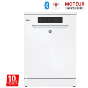 lave vaisselle inverter hoover couverts hfelw blanc wxc