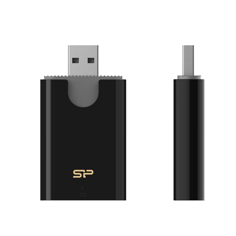 Lecteur De Carte Mémoire SILICON POWER USB Type-A (USB 3.2 Gen 1) - Noir 2 lecteur de carte memoire usb type a usb gen noir f