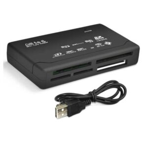 lecteur usb en de cartes sd microsd noir