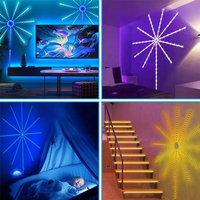 Led Feu d'artifice Smart RGB Fireworks 4 led feu d artifice rgb fireworks