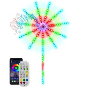 led feu d artifice rgb fireworks