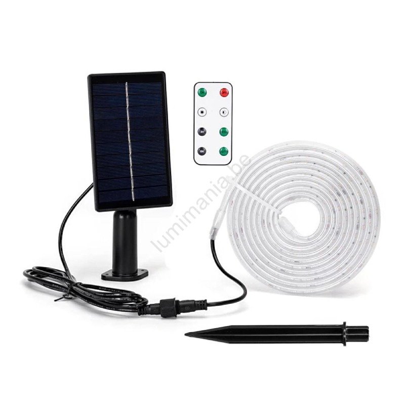 LED AVEC PANNEAU SOLAIRE + TÉLÉCOMMANDE 1 led avec panneau solaire t l commande