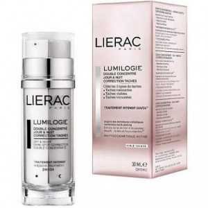 LIERAC LUMILOGIE DOUBLE CONCENTRE DEPIGMENTANT 30ML (2*15ML) 3 lierac lumilogie double concentre jour nuit correction taches