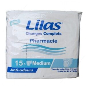 lilas couches adultes confort protect medium pieces