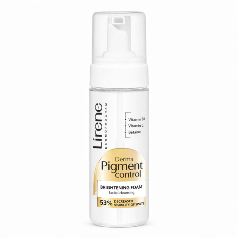 LIRENE DERMA PIGMENT CONTROL MOUSSE NETTOYANTE ECLAIRCISSANTE 150ML 1 lirene derma pigment control mousse nettoyante eclaircissante ml