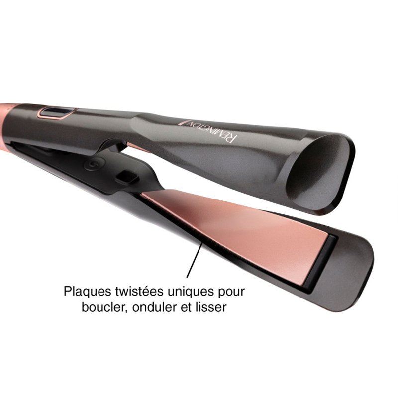 Lisseur Boucleur REMINGTON CURL & STRAIGHT CONFIDENCE - Noir 4 lisseur boucleur remington curl straight confidence noir