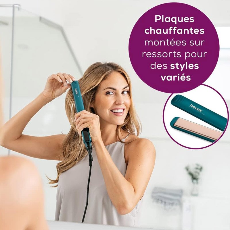Lisseur Cheveux BEURER HS50 120W - Vert 5 lisseur cheveux beurer hs vert