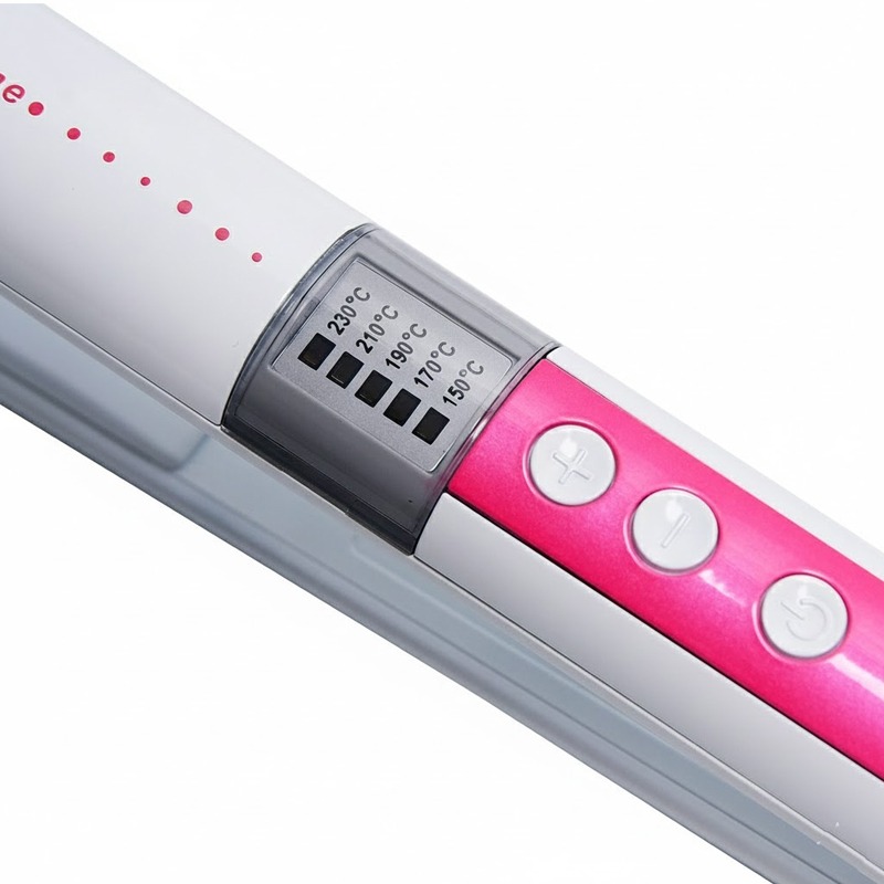 Lisseur Cheveux FLORENCE 3D HK450-1 100W - Rose 2 lisseur cheveux florence d hk w rose
