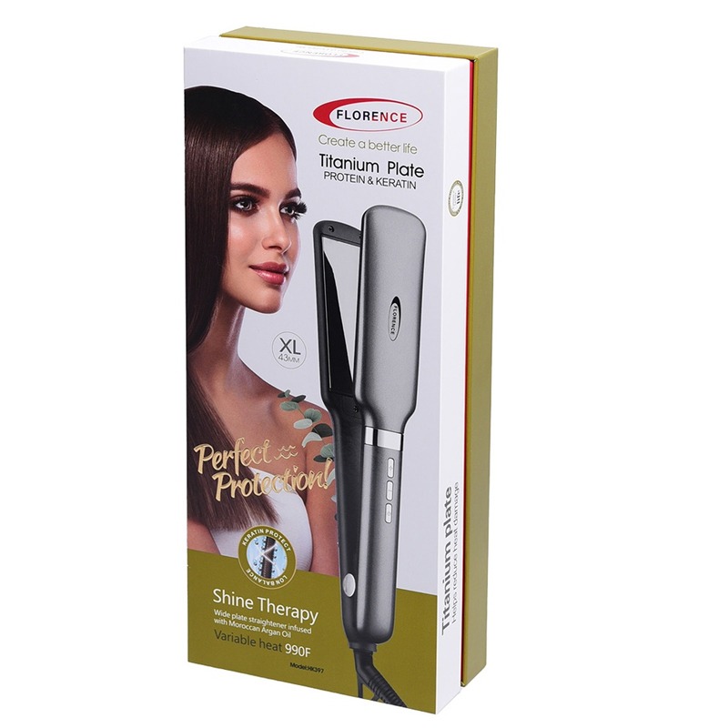 Lisseur Cheveux FLORENCE HK-397 50W - Gris 5 lisseur cheveux florence hk w gris