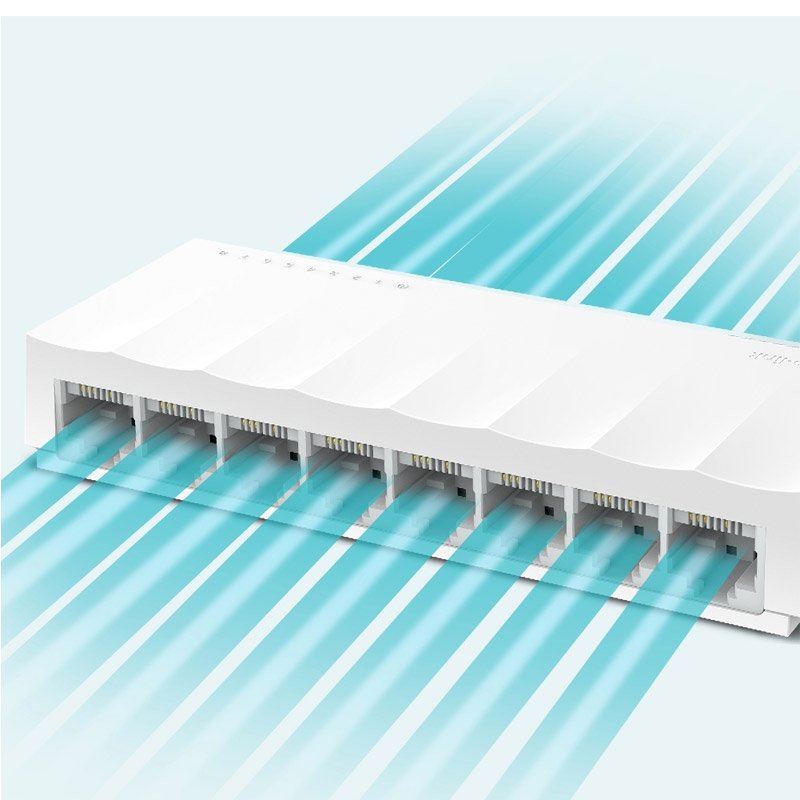 Switch TP-LINK LS1008 8 ports 10/100 Mbps - Blanc 3 ls new