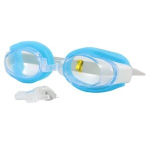 lunettes de natation confortables bleu ciel