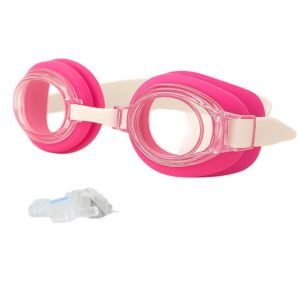 lunettes de natation confortables rose