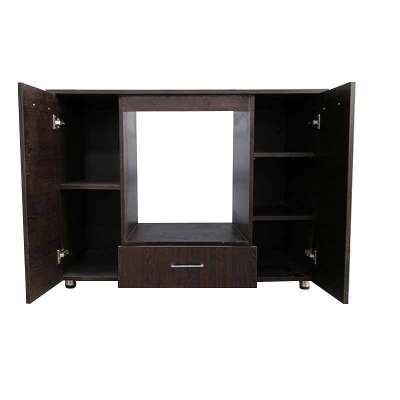 BAS Four Encastrable Avec 1 Tiroir Et 2 Portes - Marron (M1200-560) 2 m