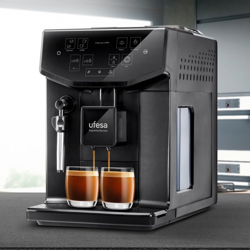 Machine à Café Expresso UFESA Supreme Barista 2L - Noir 6 machine caf expresso ufesa supreme barista l noir