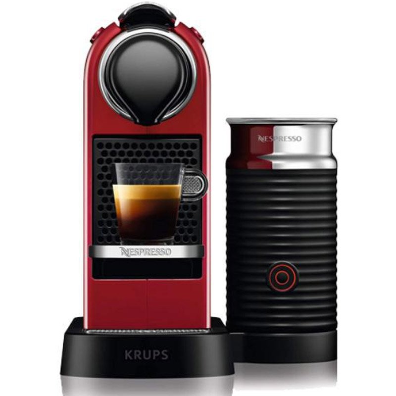 Machine à Café NESPRESSO CITIZ&MILK C123 - Rouge 2 machine caf nespresso citiz milk c rouge