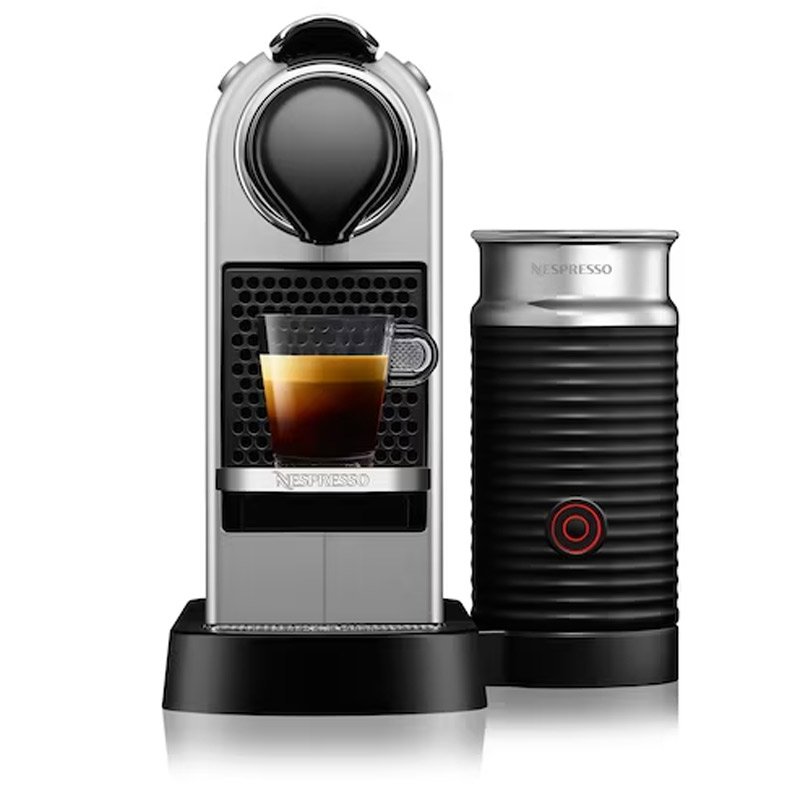 Machine à Café NESPRESSO CITIZ&MILK C123 - Silver 2 machine caf nespresso citiz milk c silver