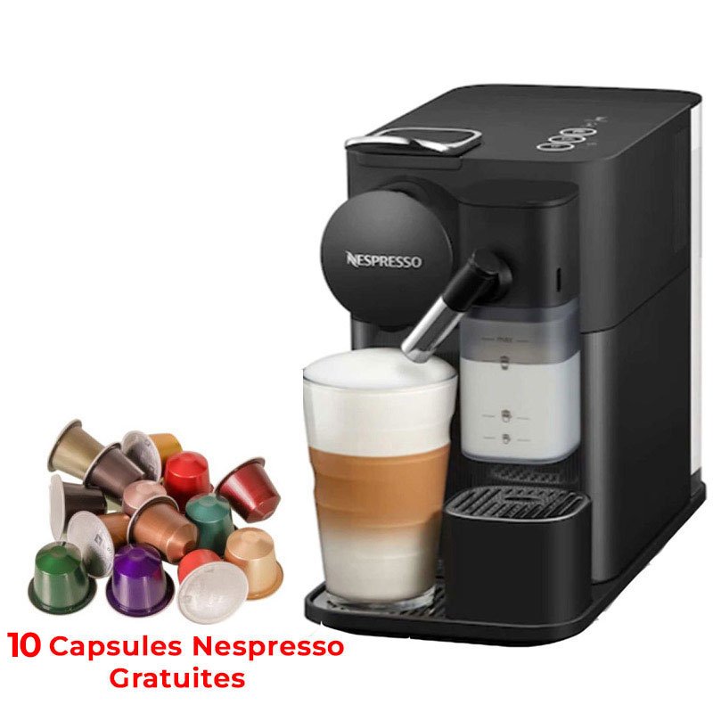 Machine à Café NESPRESSO Lattissima One - Noir 1 machine caf nespresso lattissima one noir capsules